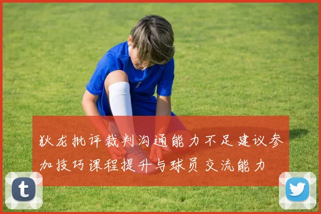 狄龙批评裁判沟通能力不足建议参加技巧课程提升与球员交流能力